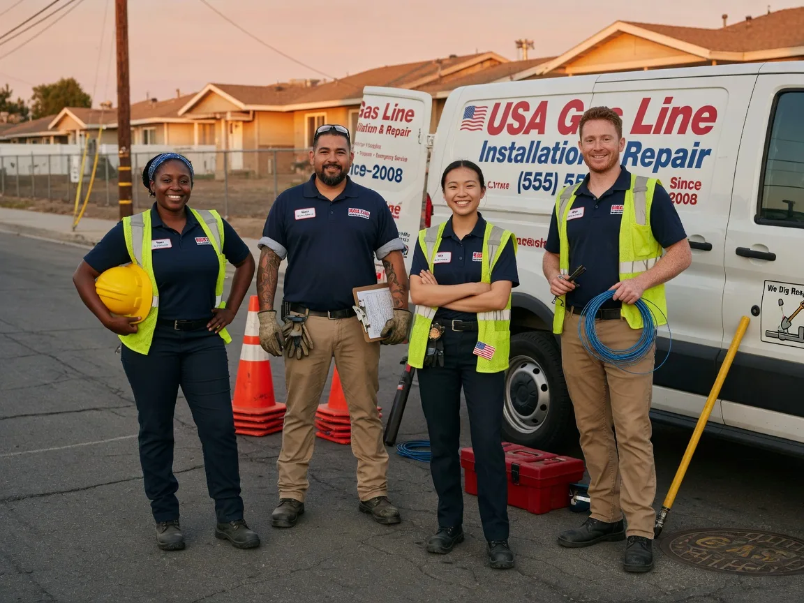 Gas Line Installation company in Watts, OK